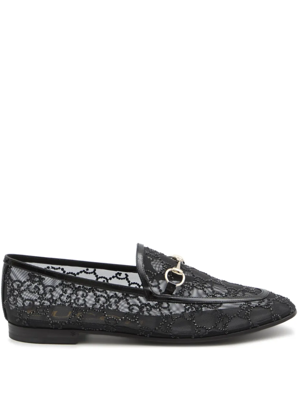 Gucci Jordaan loafers met horsebit-detail Zwart