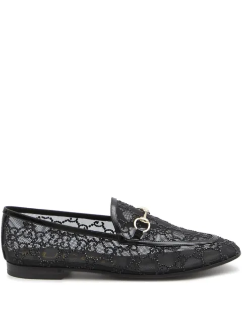 Gucci Jordaan Horsebit-detail loafers