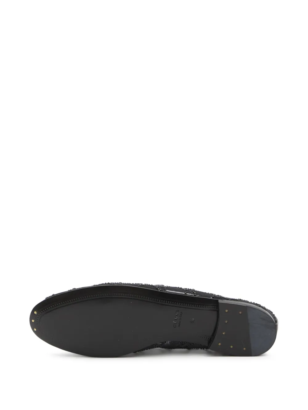 Gucci Jordaan loafers met horsebit-detail Zwart