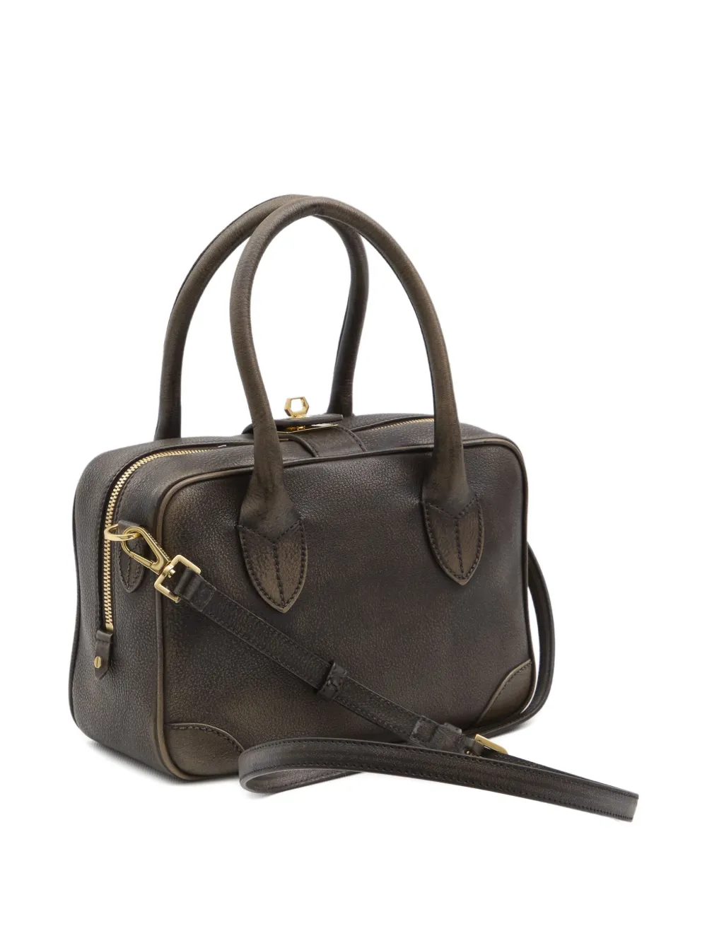 Golden Goose Vita double-handle zip-top tote bag - Bruin