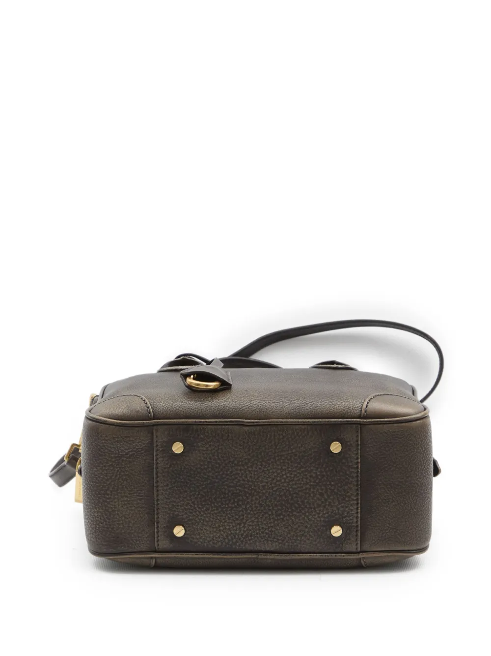 Golden Goose Vita shopper met dubbele handgreep en rits Bruin