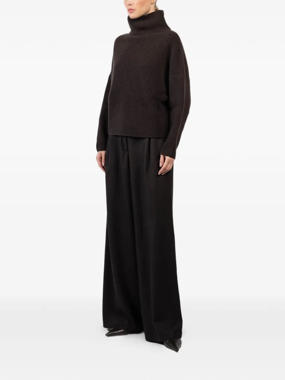  Dusan Roll-neck Sweater - Brown 