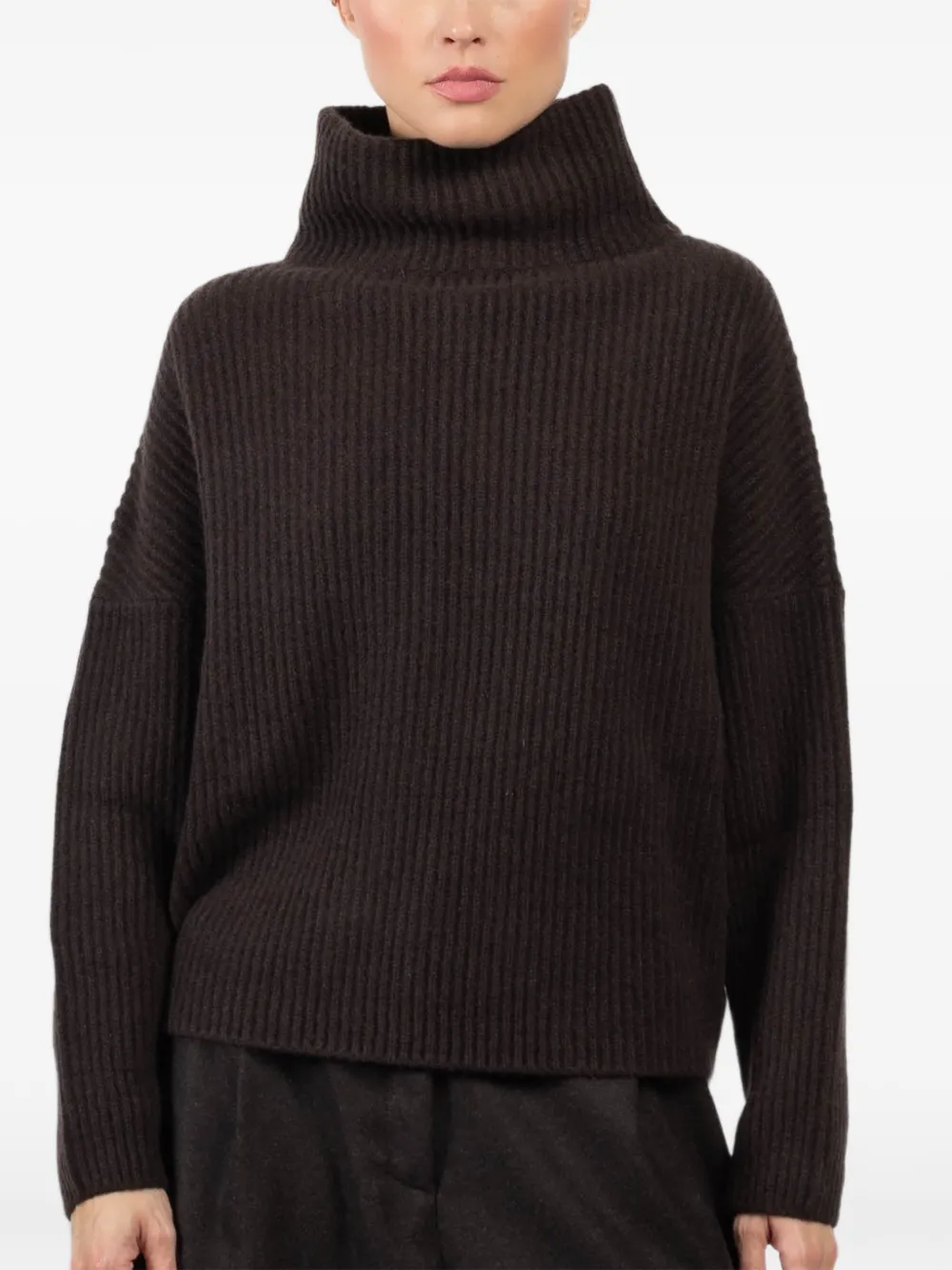  Dusan Roll-neck Sweater - Brown 