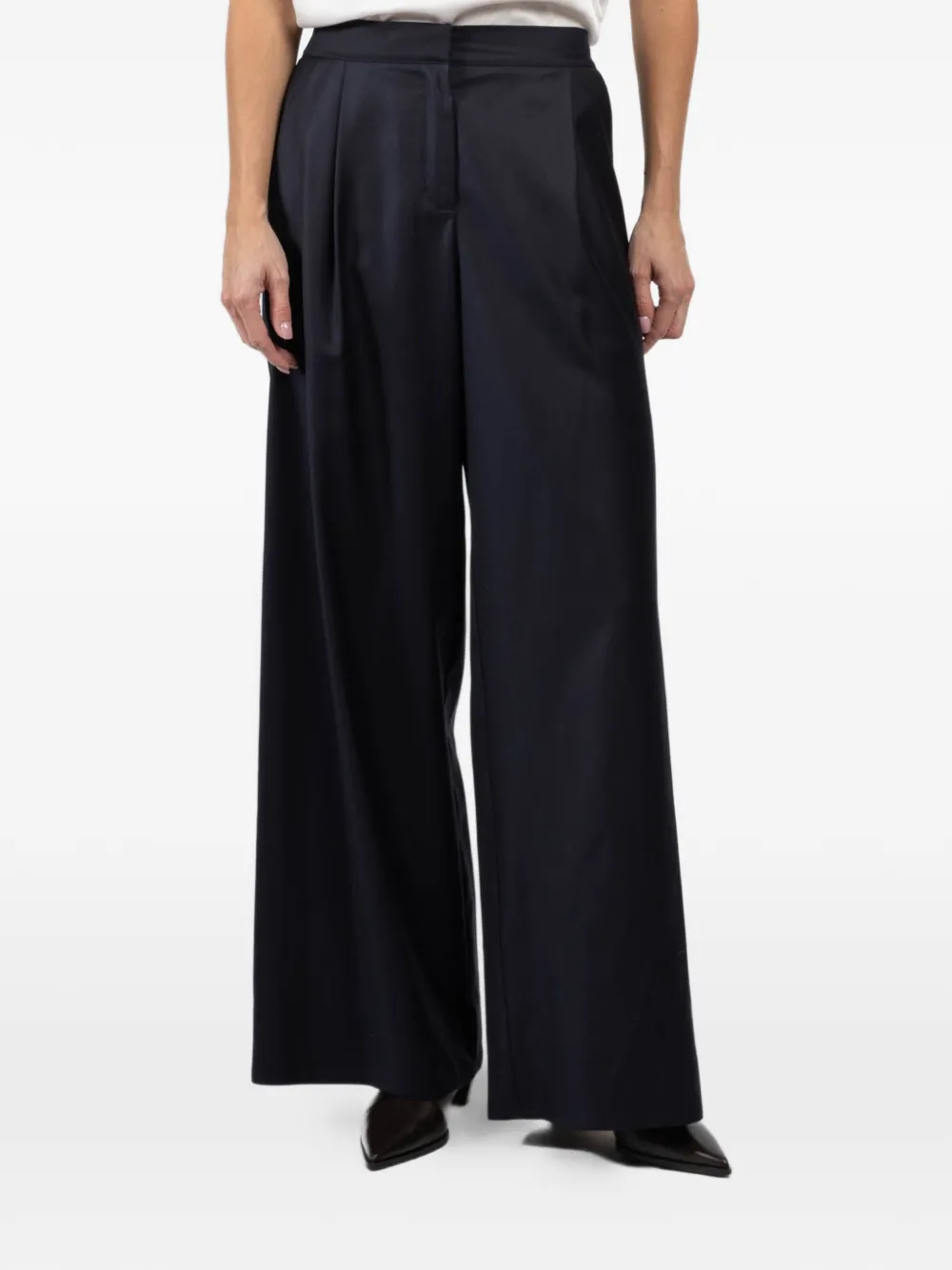 Dusan pleated trousers - Blu