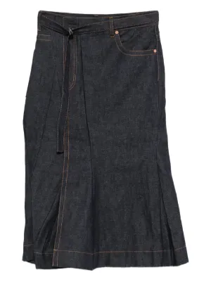 Junya Watanabe デニムスカート | ブルー | FARFETCH JP