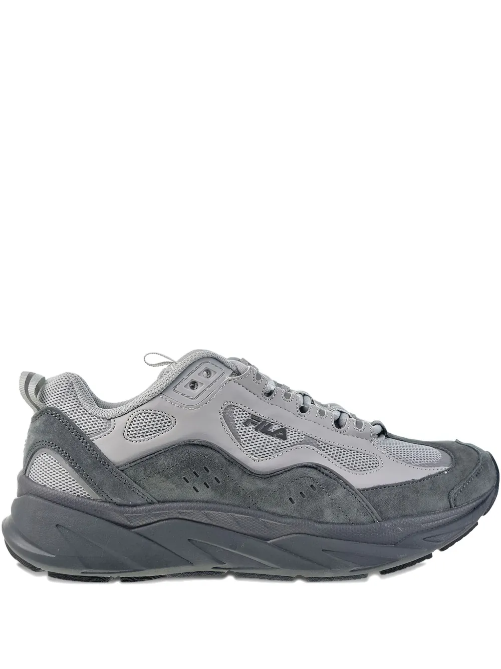 Fila Trigate Panelled Sneakers In Gray
