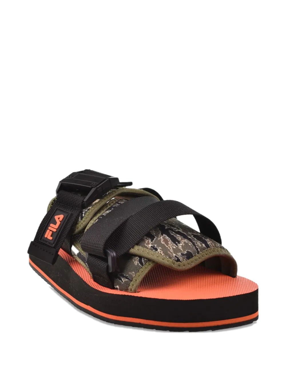 Fila Sol-V2 sandalen met camouflageprint - Zwart