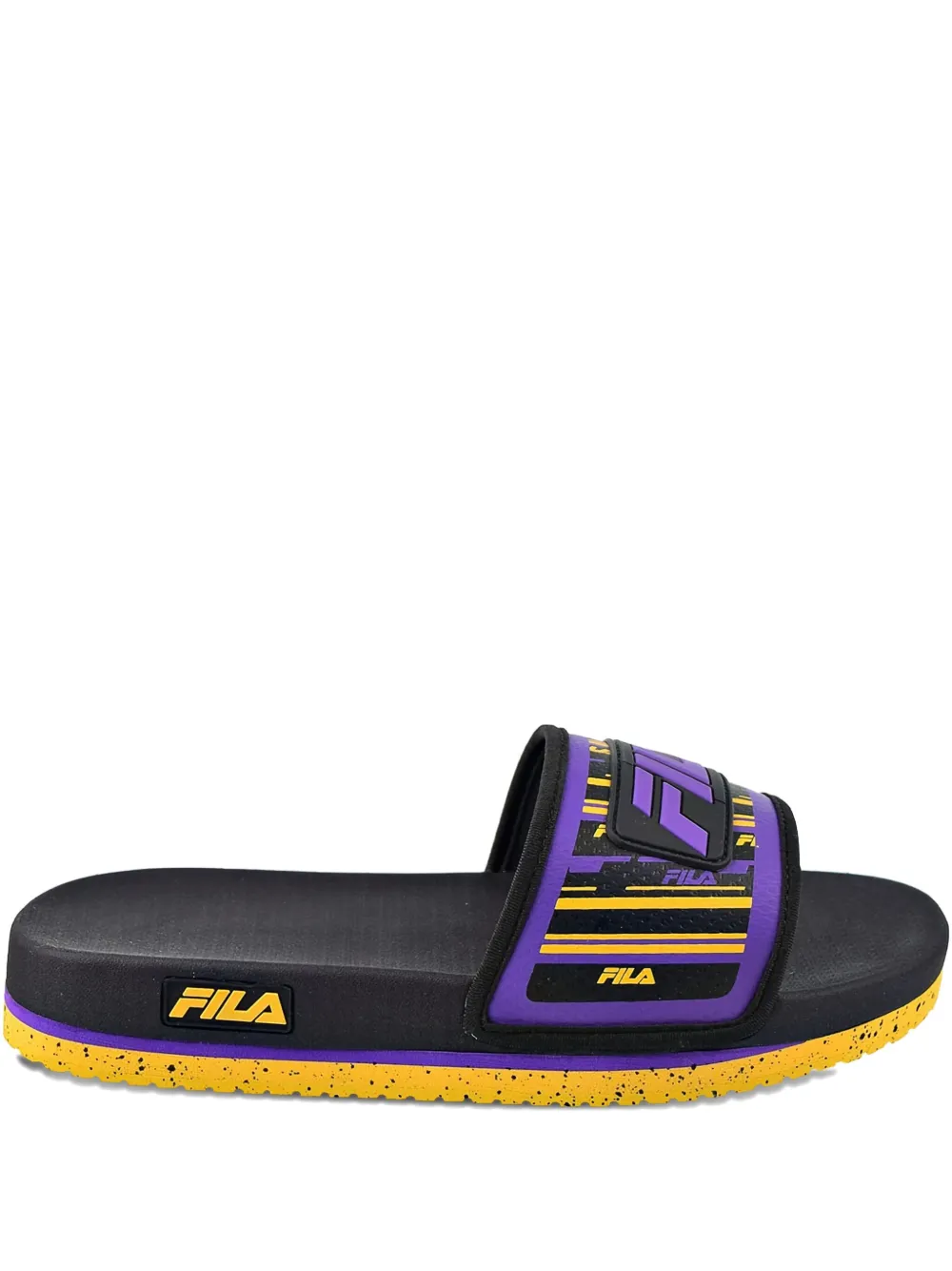 Fila Lunar logo-detail slides Purple