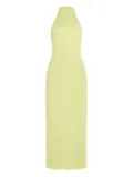 SEROYA Carli halter-neck midi dress - Green