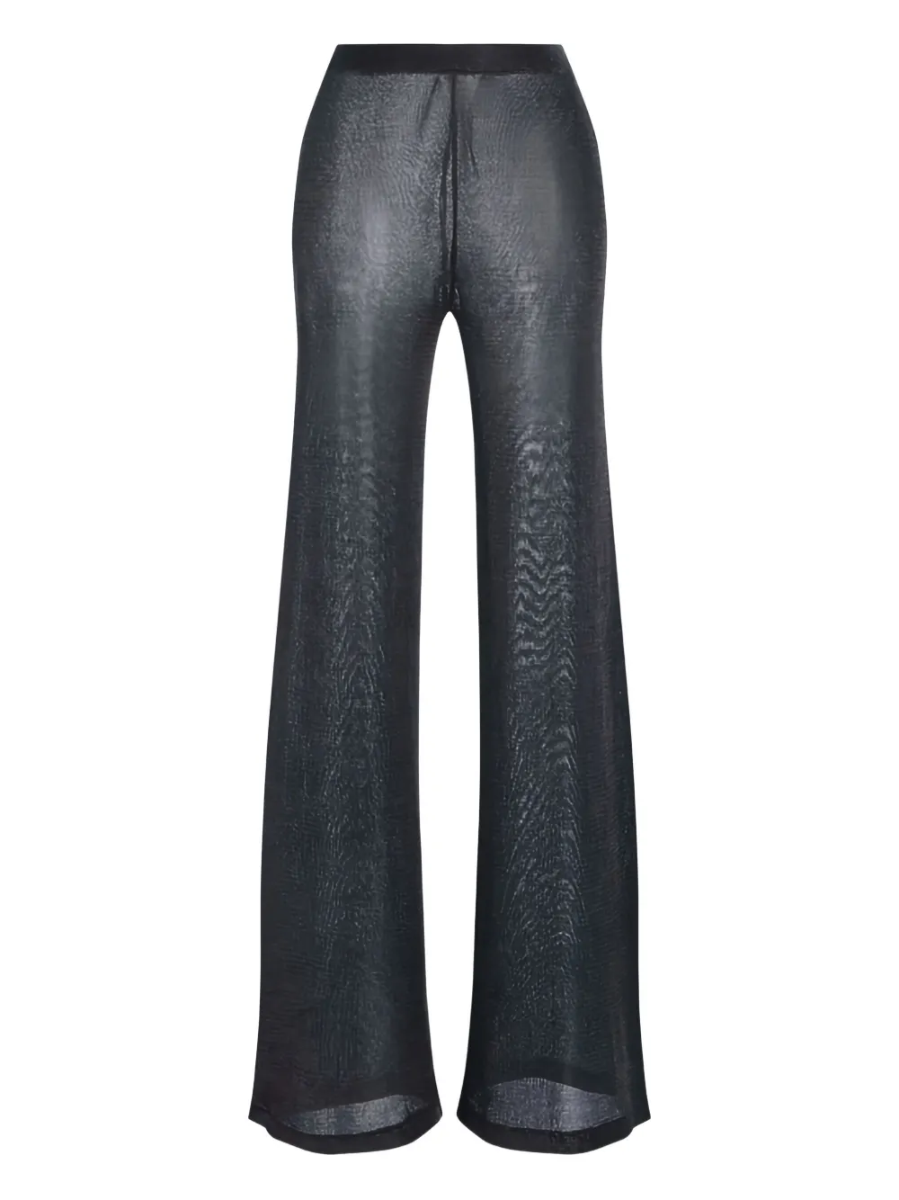 SER.O.YA Sheldon metallic knit trousers | Black | Image 1