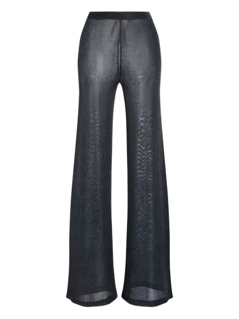 SER.O.YA Sheldon metallic knit trousers