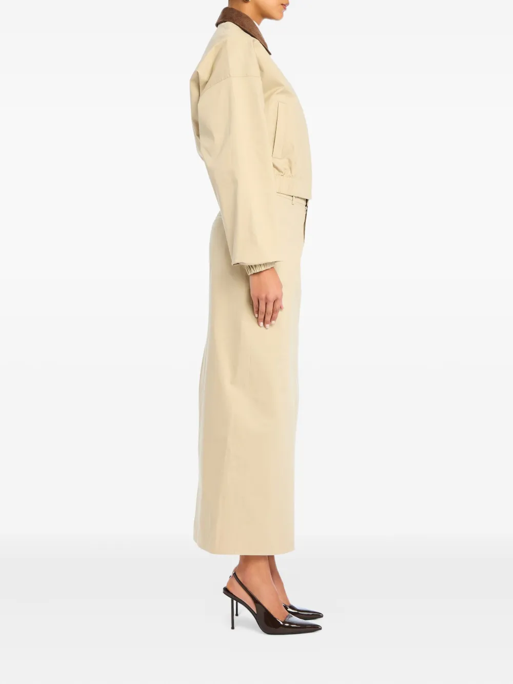 Ser.o.ya Majed Maxi Skirt In Brown