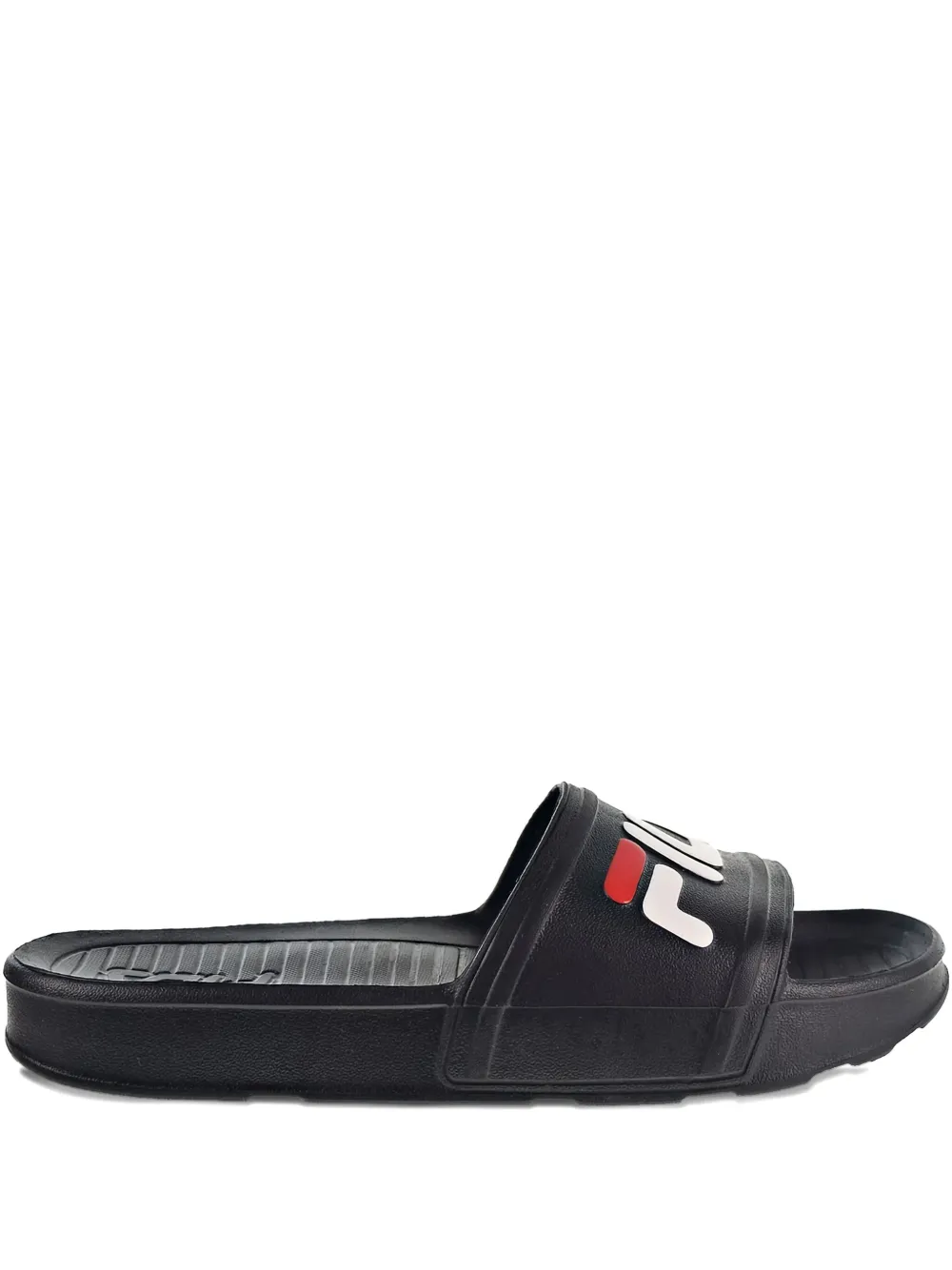 Fila logo-embellished slides Black