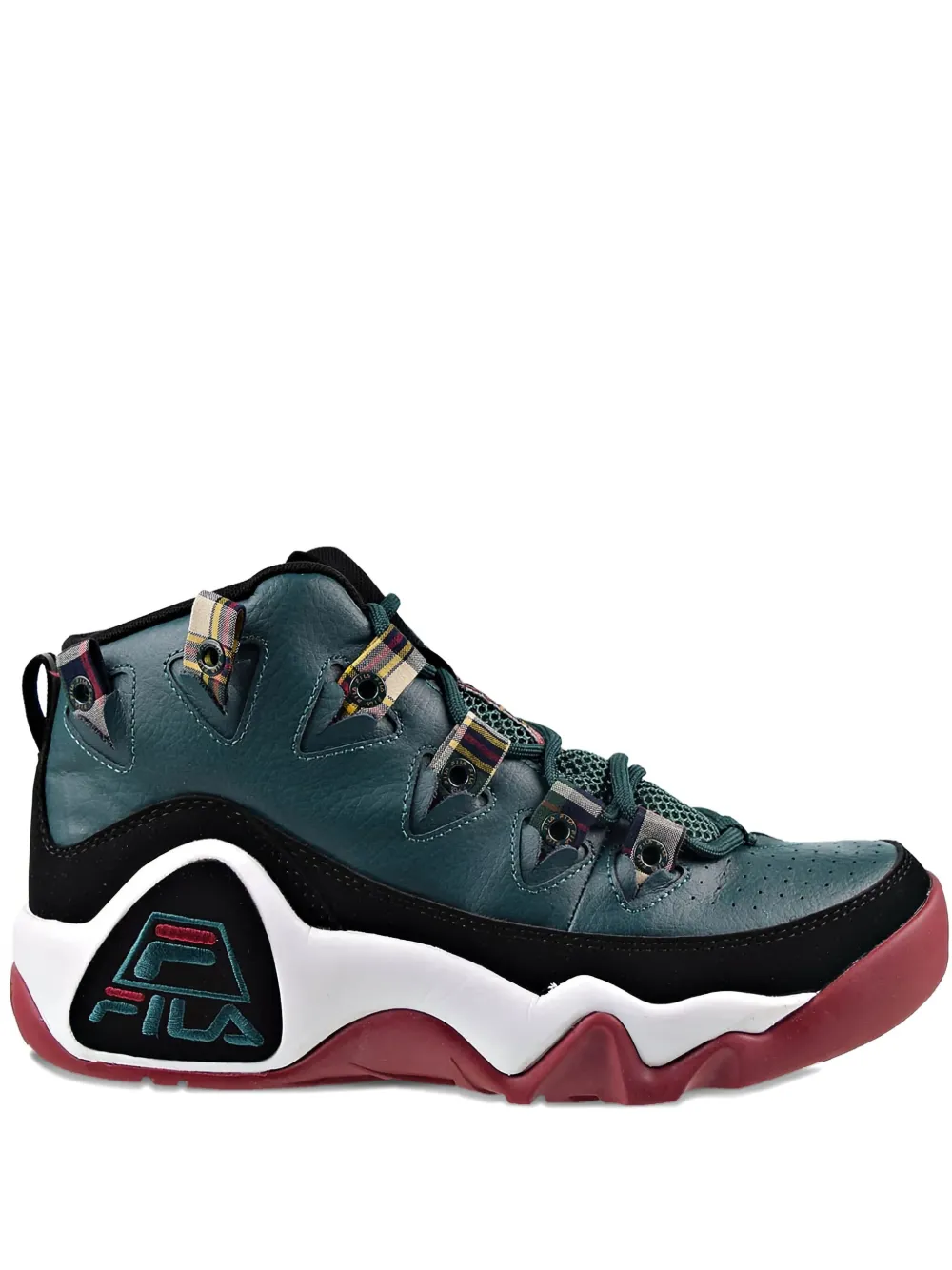 Fila Grant Hill geruite sneakers Groen