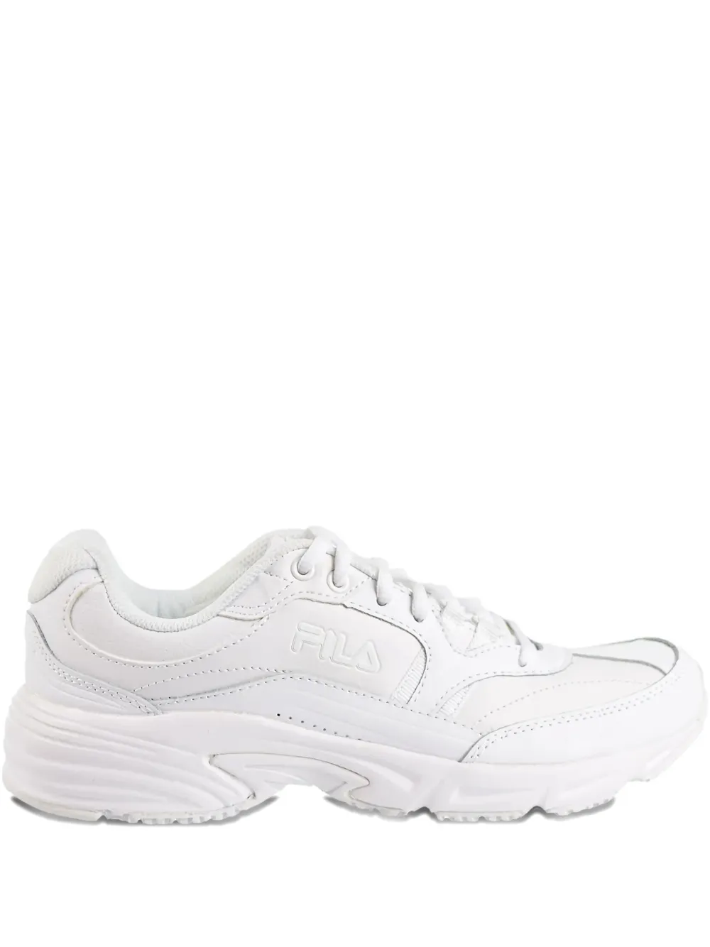 Fila Memory Workshift Slip Resist Sneakers In White