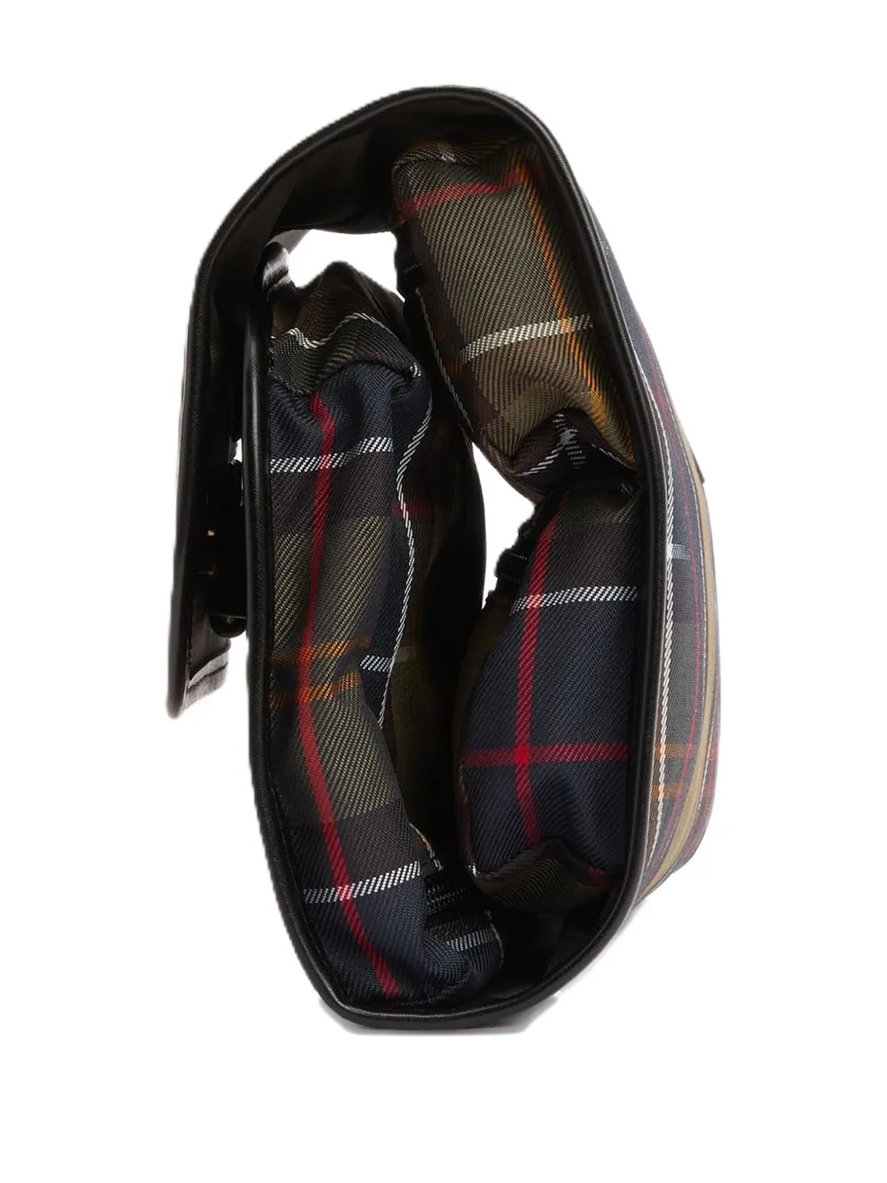 Barbour Tartan-plaid Clutch Bag In Green