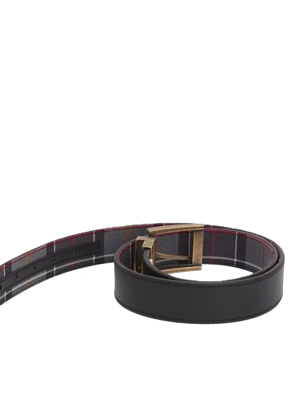 Barbour reversible tartan buckle belt | Image 2