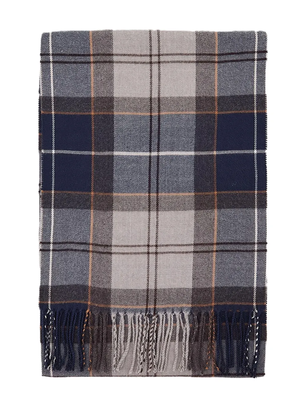 Barbour Tartan-fringed Scarf In Multi