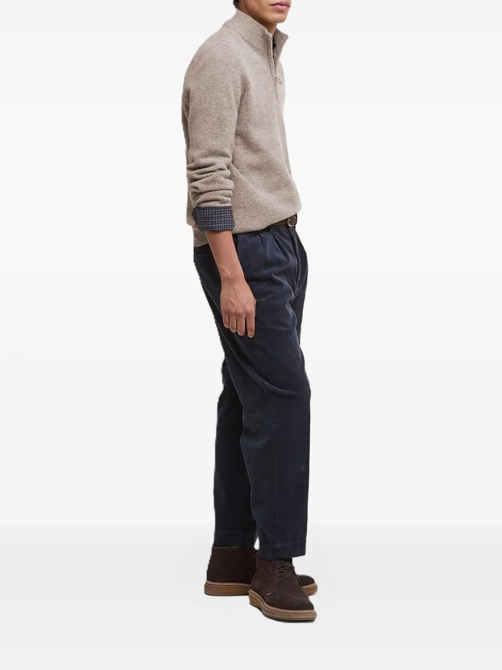Barbour half-zip speckled sweater | Sweatshirts | Image 2