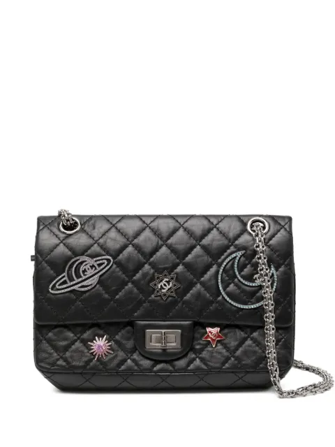 CHANEL Pre-Owned 2017 Space Reissue Charms Icons Mademoiselle Flap Bag Limited Edition