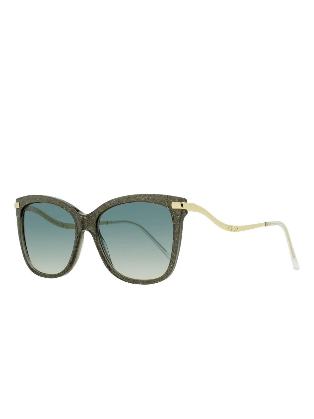 Jimmy Choo Eyewear Steff glitter-effect sunglasses - Grijs