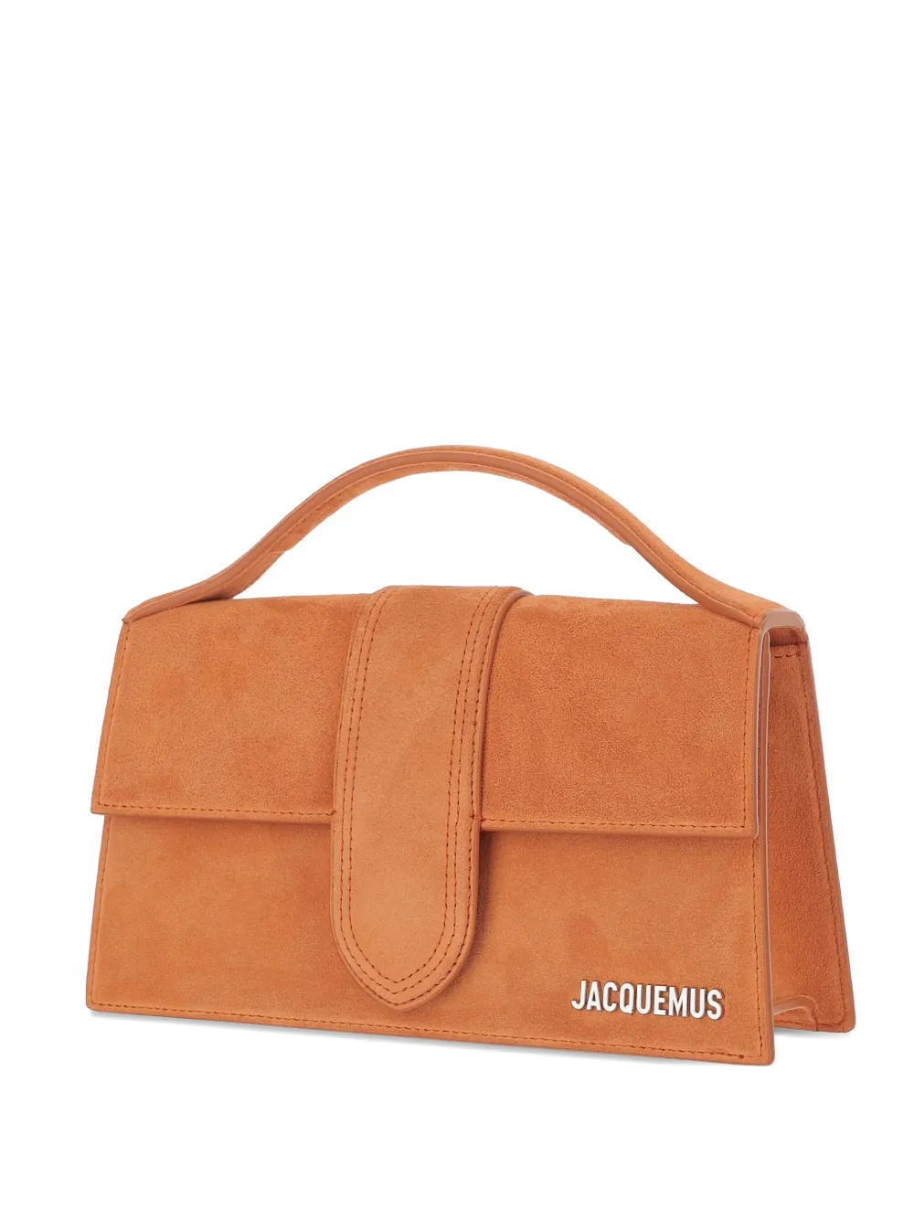 Jacquemus Womens Terracotta Le Grand Bambino Leather Top Handle Bag In Orange