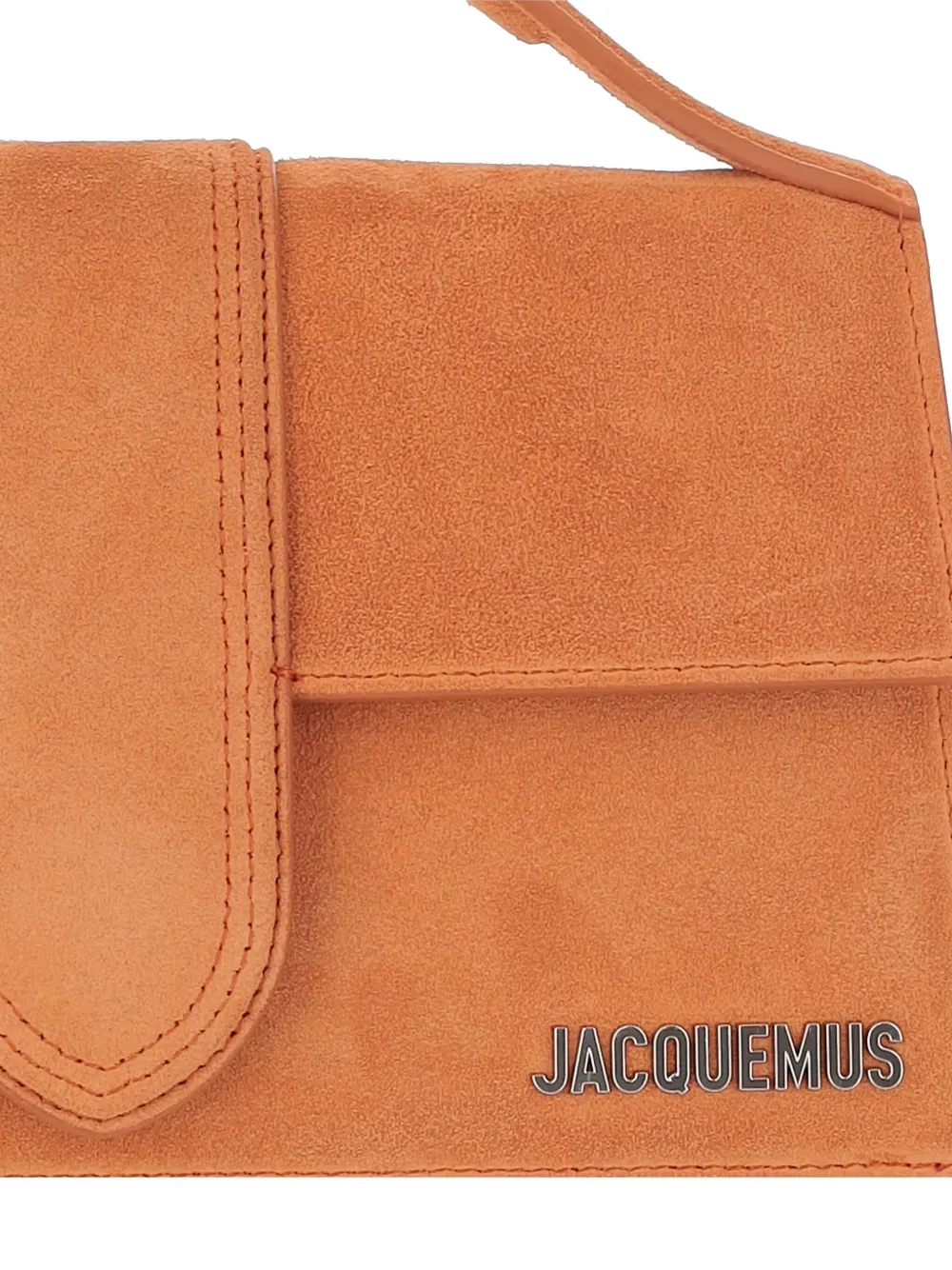Jacquemus Womens Terracotta Le Grand Bambino Leather Top Handle Bag In Orange