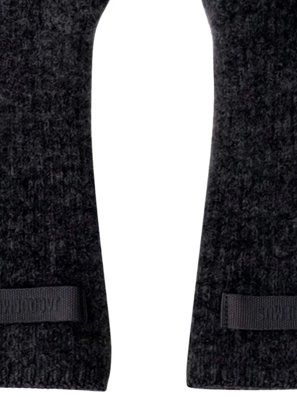 Jacquemus The Gros Grain Gloves In Black