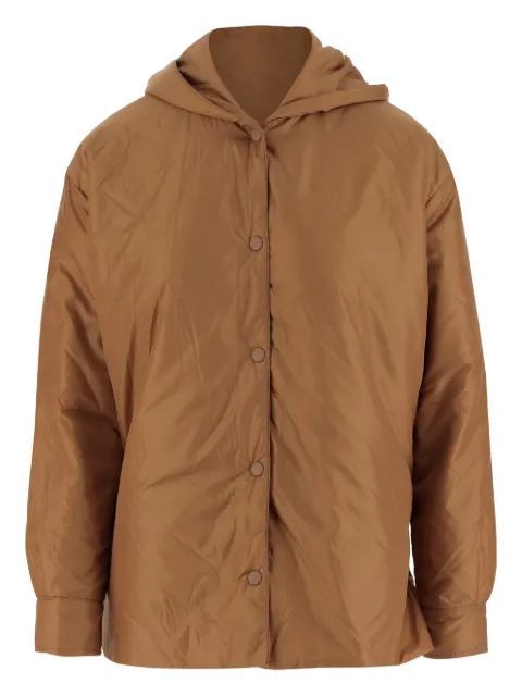 ASPESI hooded button-fastening jacket