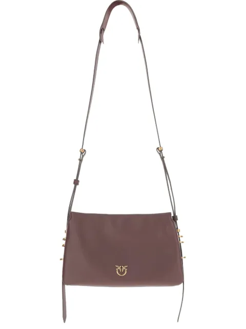 PINKO sac à bandoulière en cuir de veau à détail logo