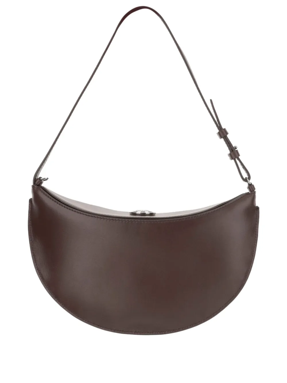 Jacquemus small Oval embossed-logo shoulder bag | Brown | Image 1
