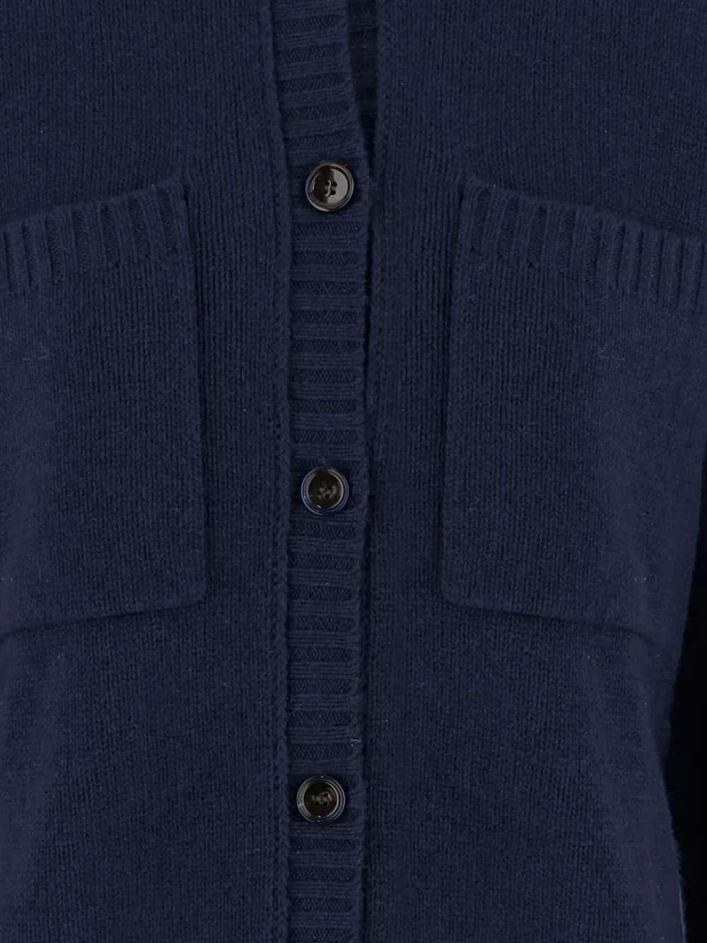 Allude Vest met knopen Blauw