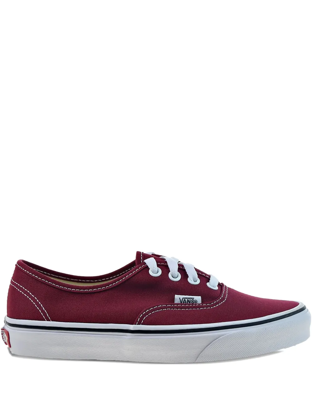 Vans Authentic logo-patch sneakers | Red | Image 1