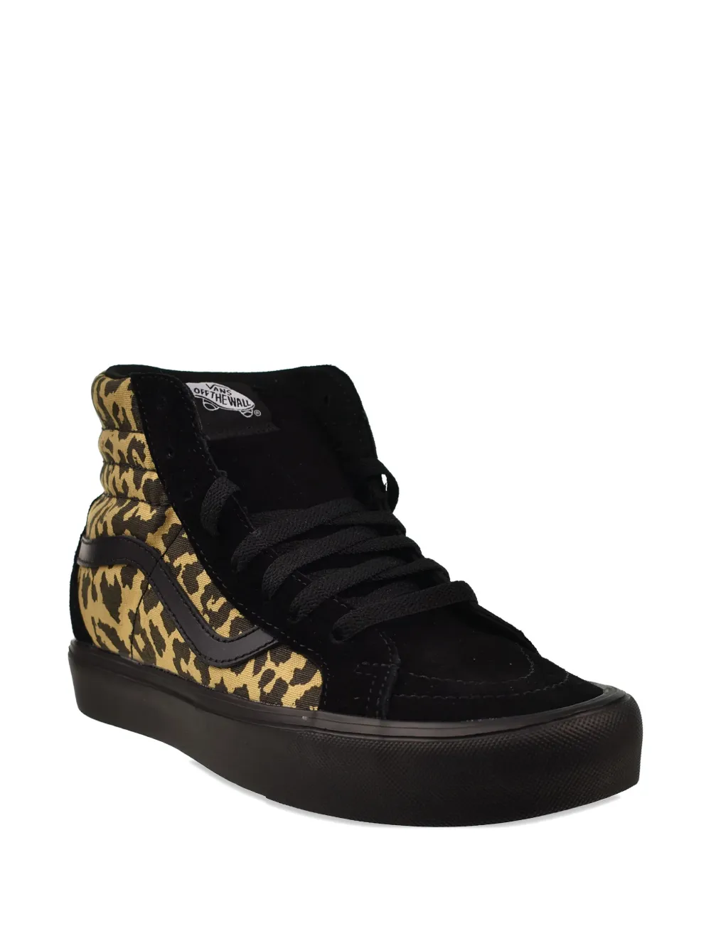Vans Sk8-hi Reissue Leopard-print Sneakers In Black