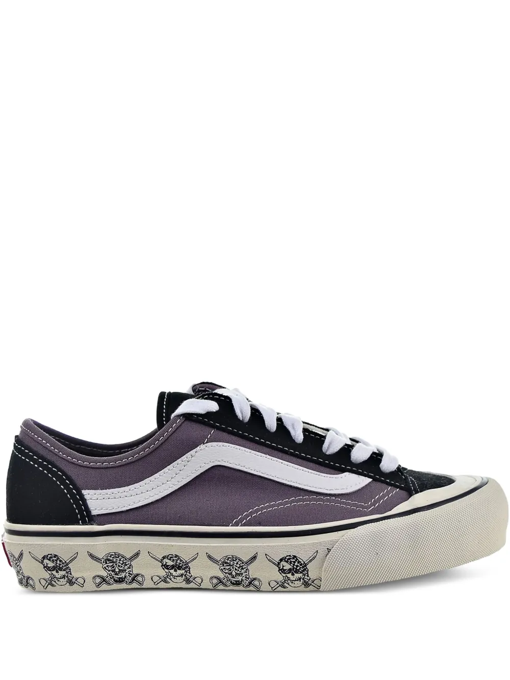 Vans 36 Decon skull-detail sneakers Purple
