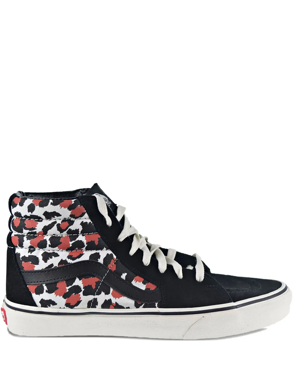 Vans Sk8-Hi leopard-print sneakers Black