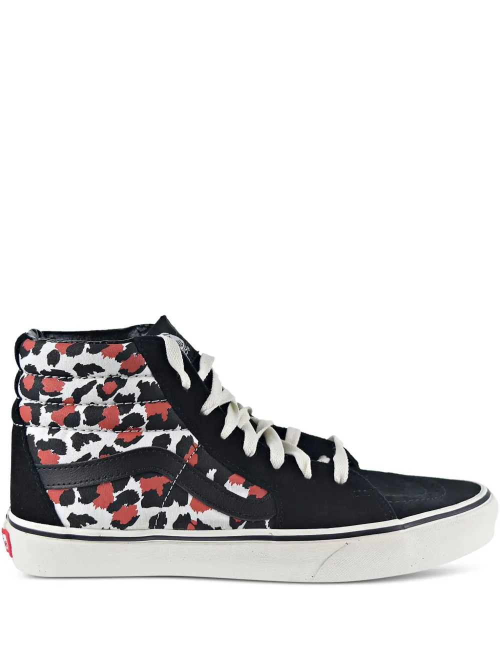 Vans Sk8-Hi leopard-print sneakers Black
