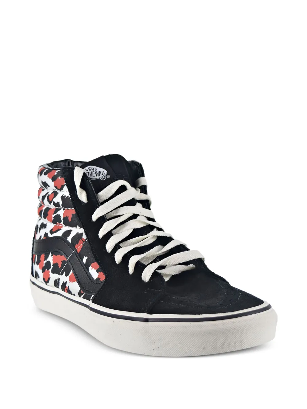 Vans Sk8-Hi sneakers met luipaardprint Zwart