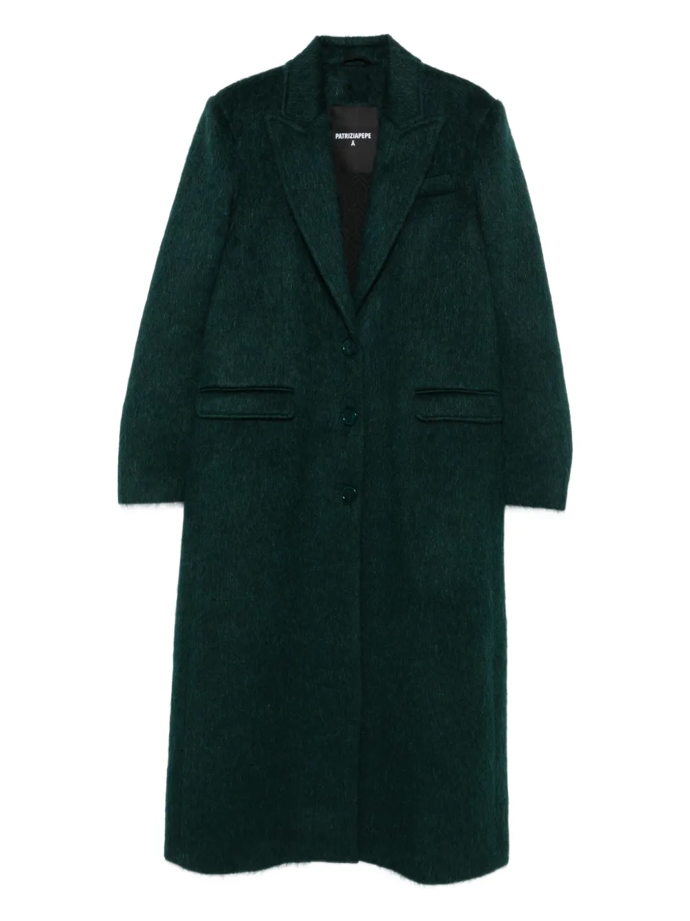 Patrizia Pepe single-breasted coat | Green | Image 1