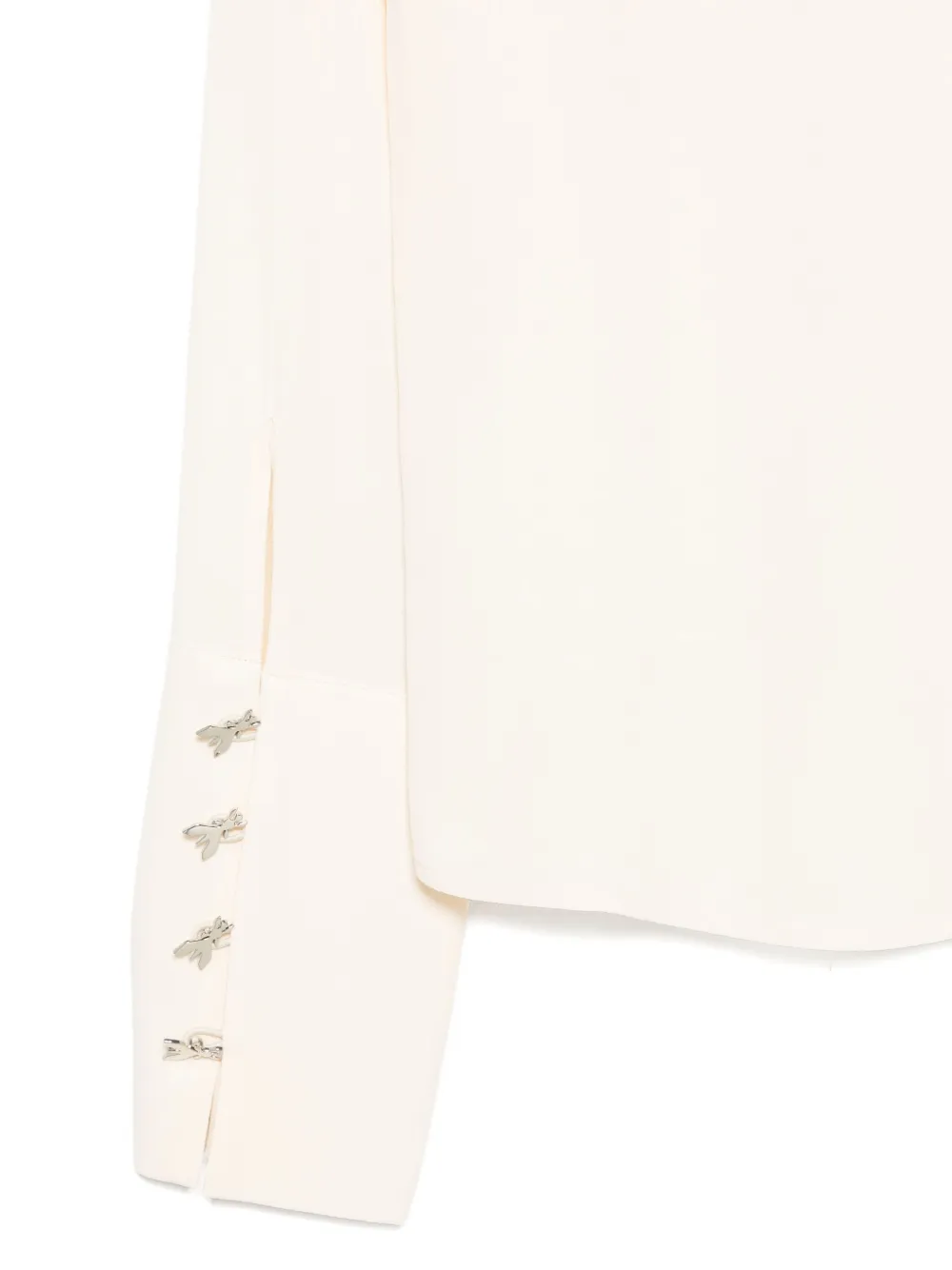 Patrizia Pepe Blouse met lange mouwen Beige