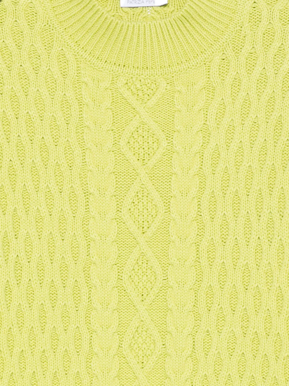 Patrizia Pepe Wool-blend Sweater In Green