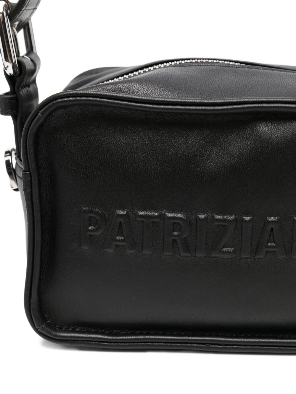 Patrizia Pepe Schoudertas met logo-reliëf Zwart
