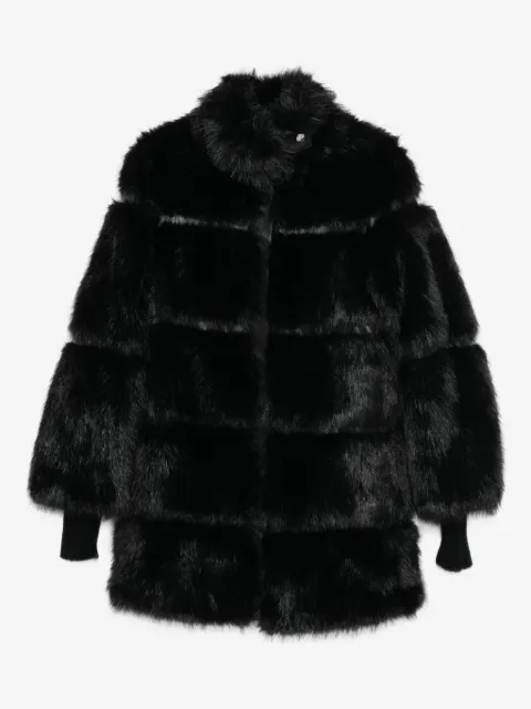 Patrizia Pepe faux fur midi jacket