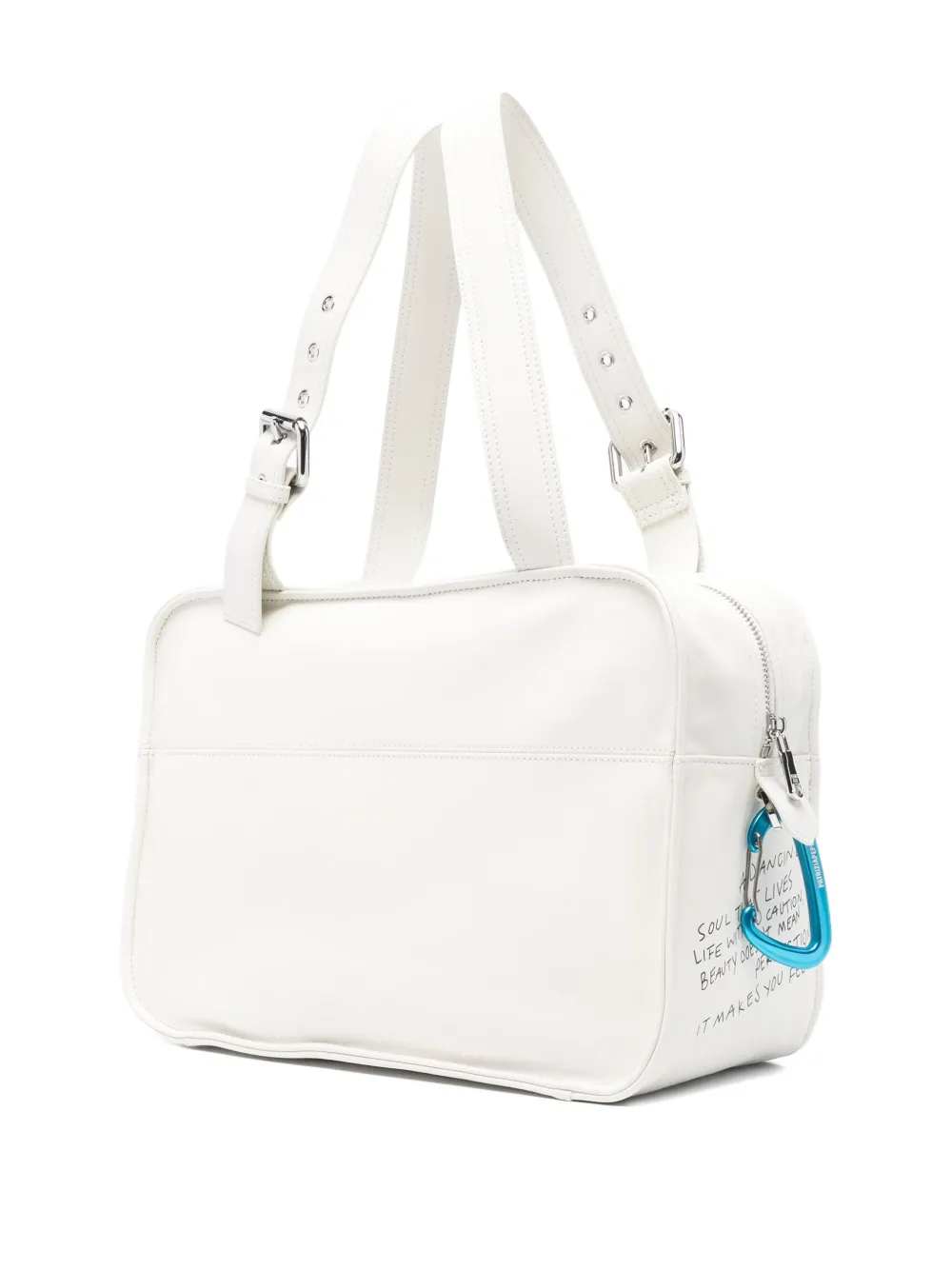 Patrizia Pepe Im(perfection) schoudertas - Wit