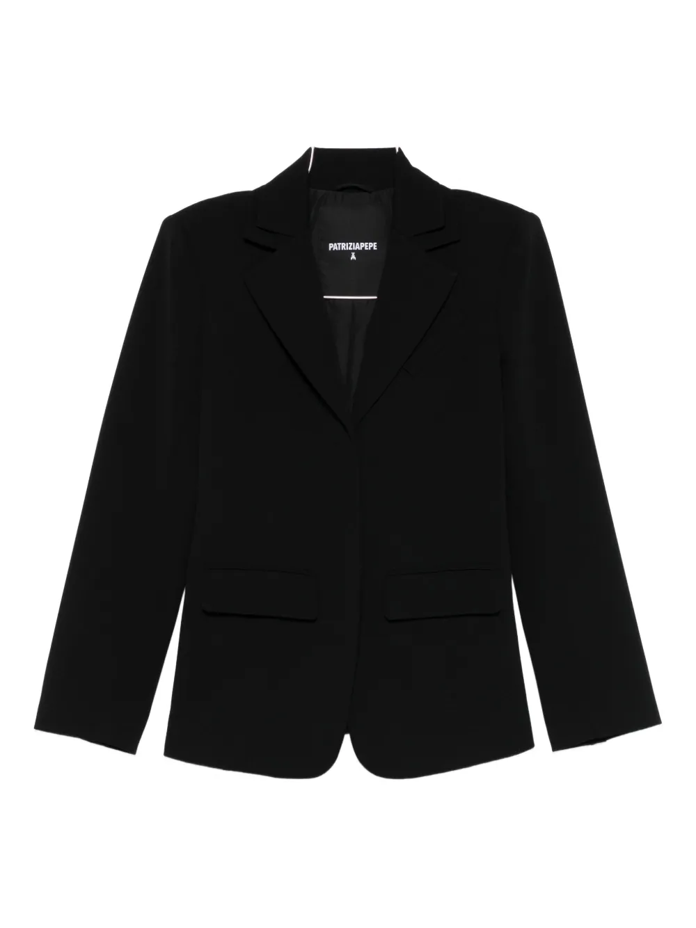 Patrizia Pepe Single-breasted Blazer In Black