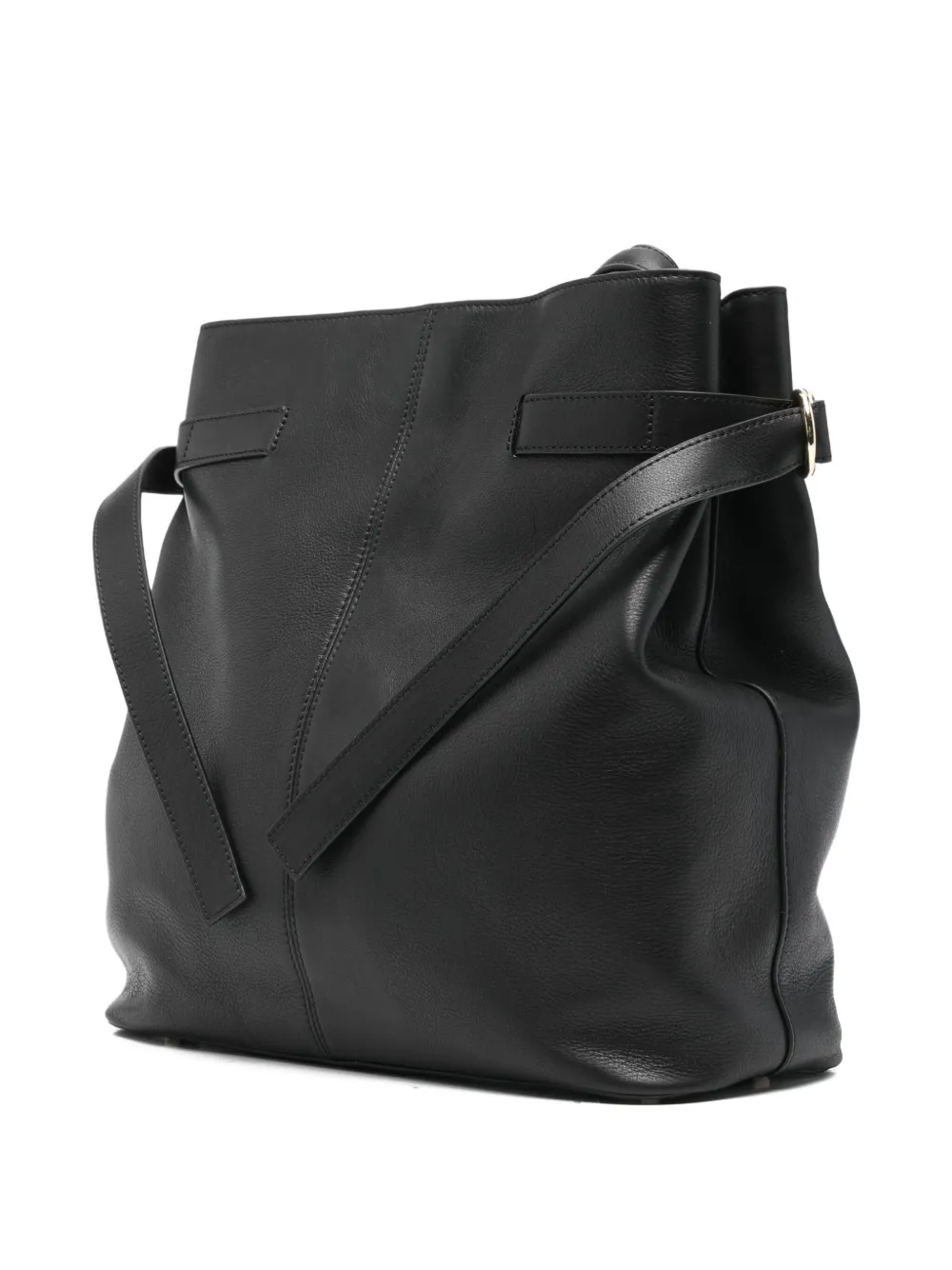 Patrizia Pepe New Business Bucket Bag In Black