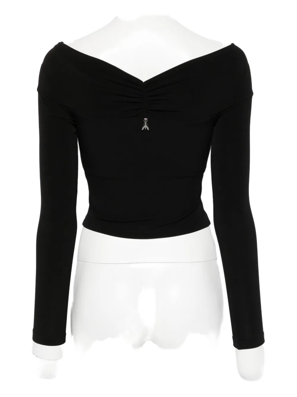 Patrizia Pepe cropped long-sleeved t-shirt | T-Shirts & Jersey Shirts | Image 2