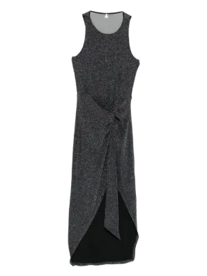 Zadig&Voltaire lace-trimmed Satin Midi Dress | Black | FARFETCH
