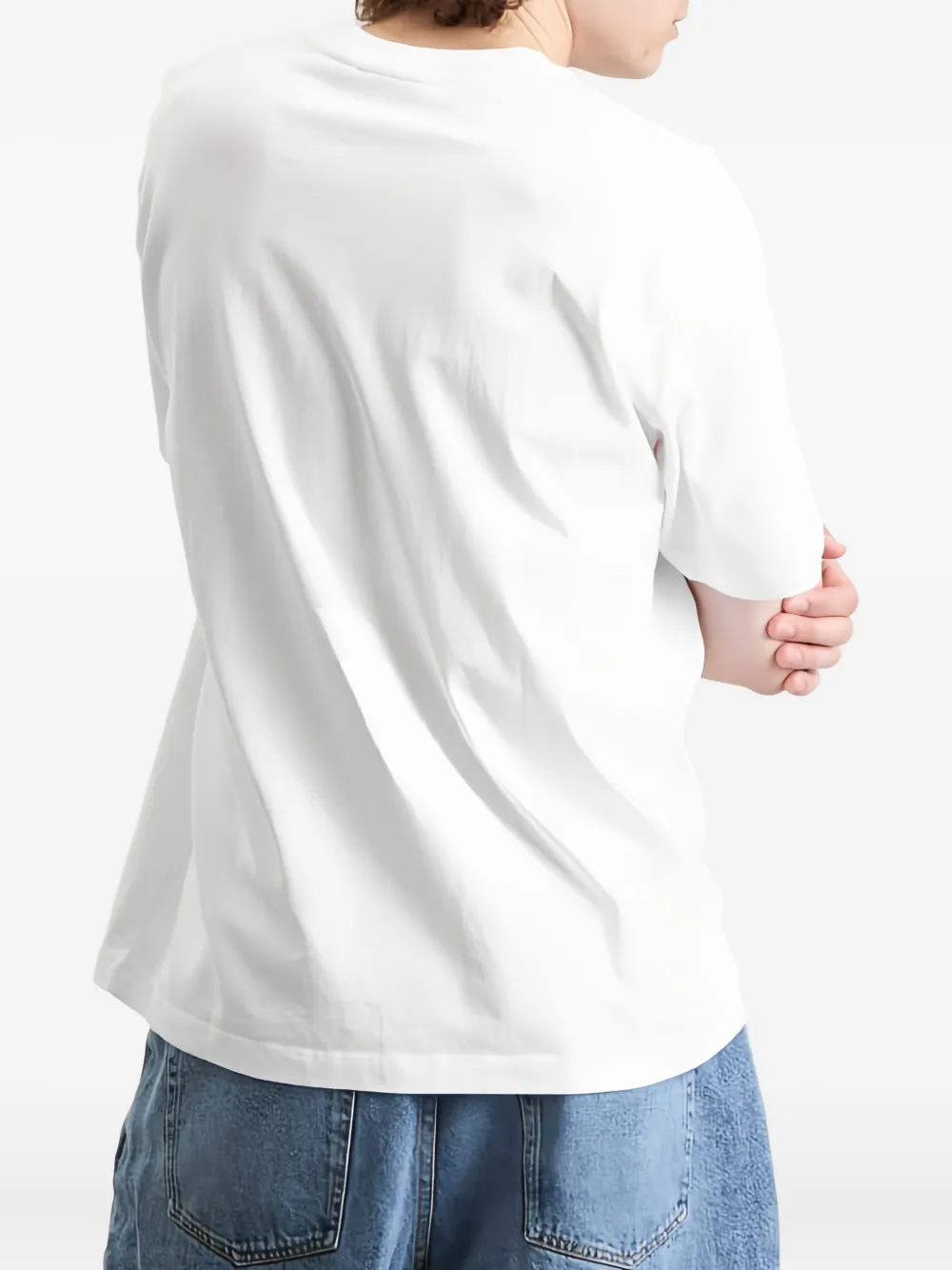 BY PARRA Smoke Chair katoenen T-shirt Wit