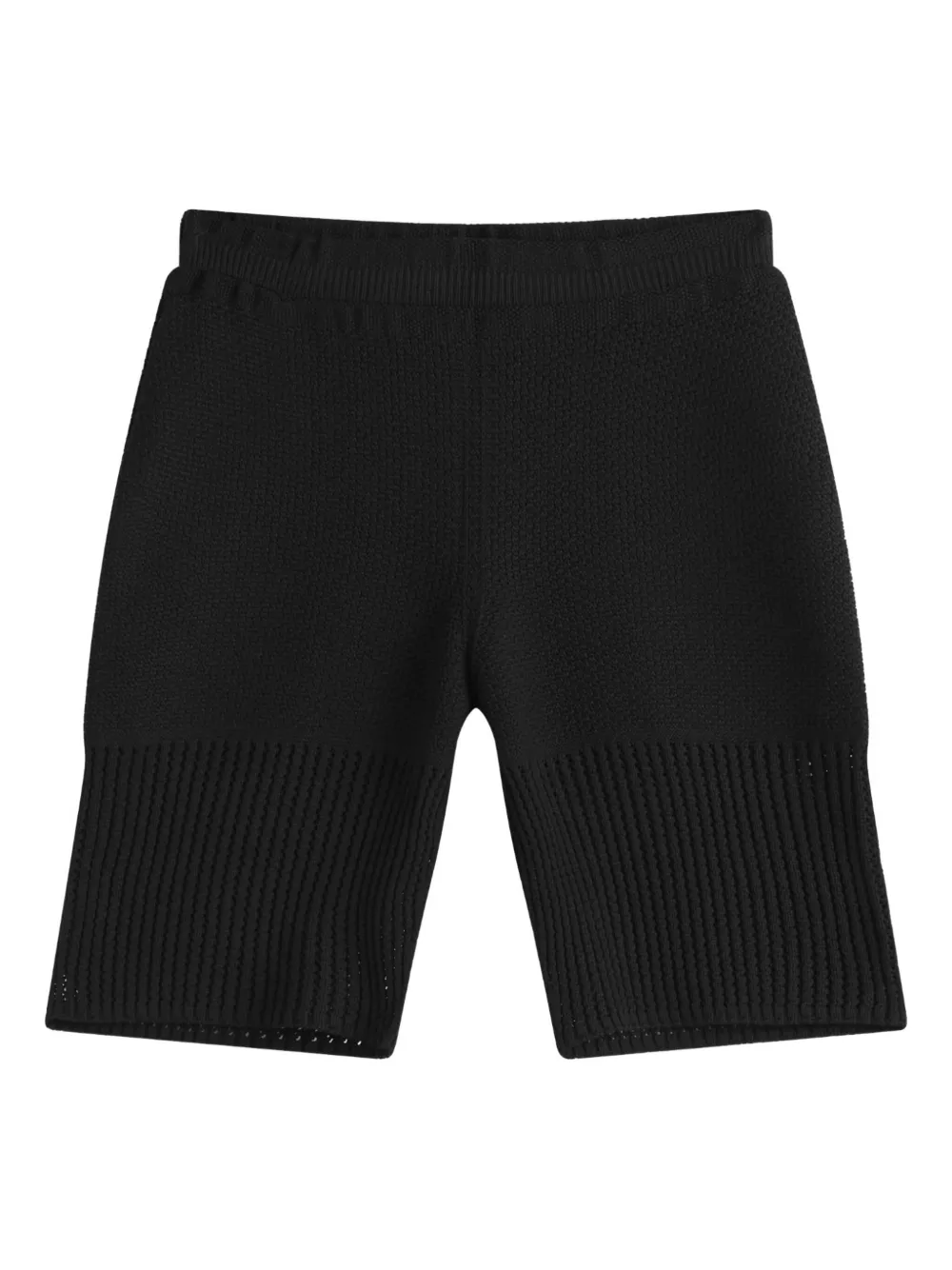Homme Plissé Issey Miyake ribbed-knit shorts | Black | Image 1